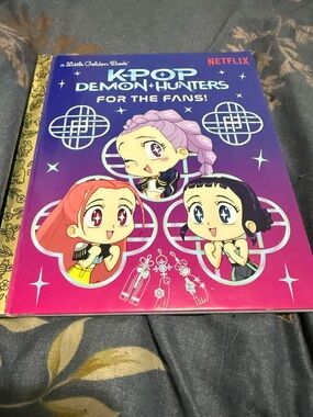 K-Pop Demon Hunters Kids Storybook — Pink & Purple Cover